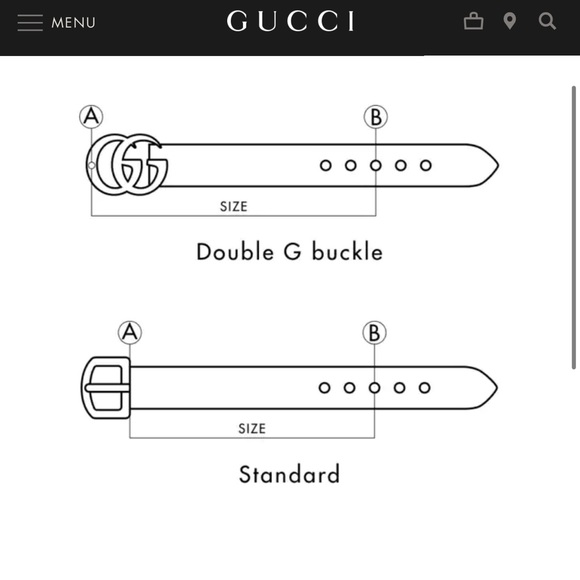 Authentic Gucci leather belt with Double G buckle, sz 29 US waist, worn 2 x - Picture 14 of 16